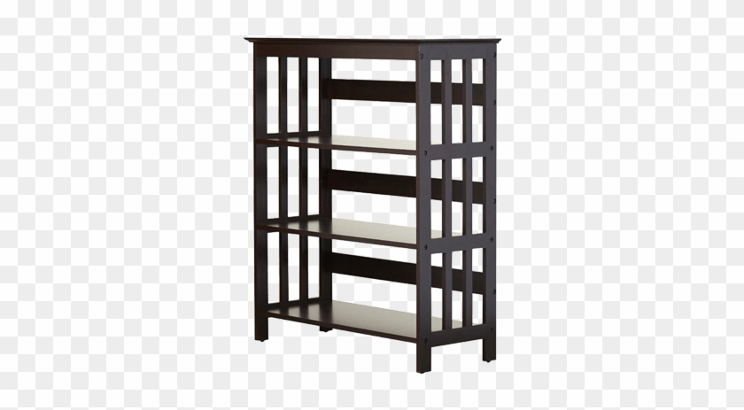 Kids Room Bookshelf With Slatted Sides And Open - Bookcase Clipart #3189377