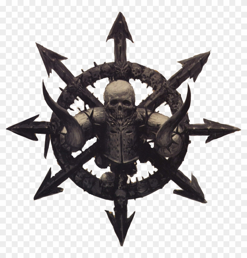 Chaos Warrior Emblem - Warhammer Fantasy Chaos Symbol Clipart