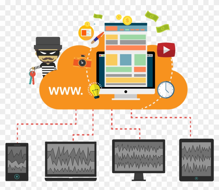 Don't Let Hackers Ruin Your Business And Your Reputation Clipart #3191040