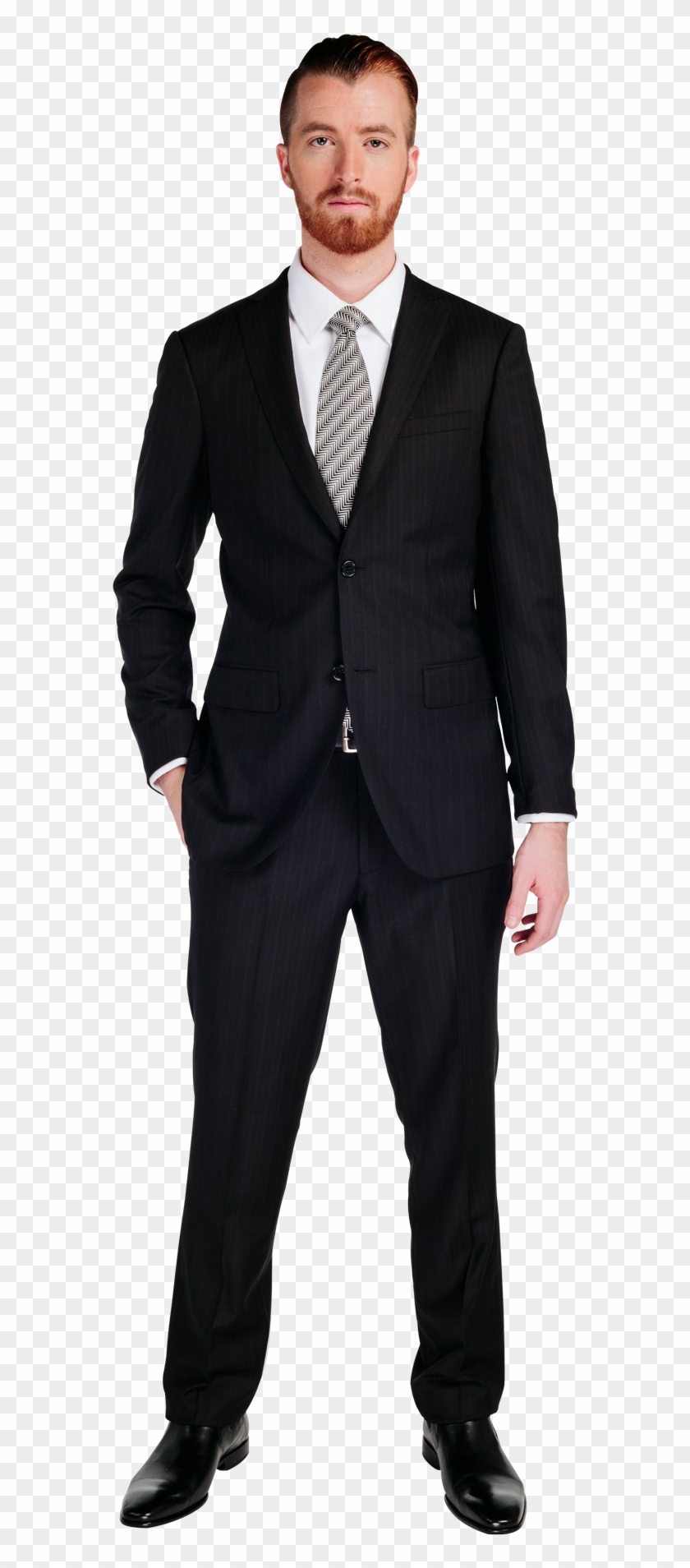 Lavalier Clip Charcoal Suit - Body In Suit Png Transparent Png