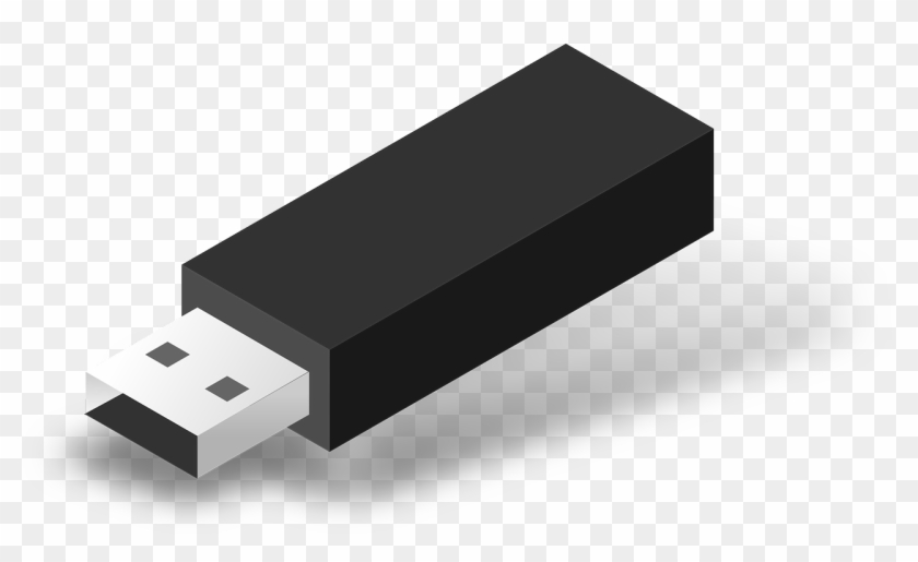 Usb Flash Drive Memory Stick Png Image - Usb Vector Png Clipart #3191687