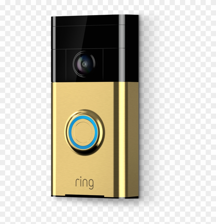Ring 2 - Ring Video Doorbell Gold Clipart