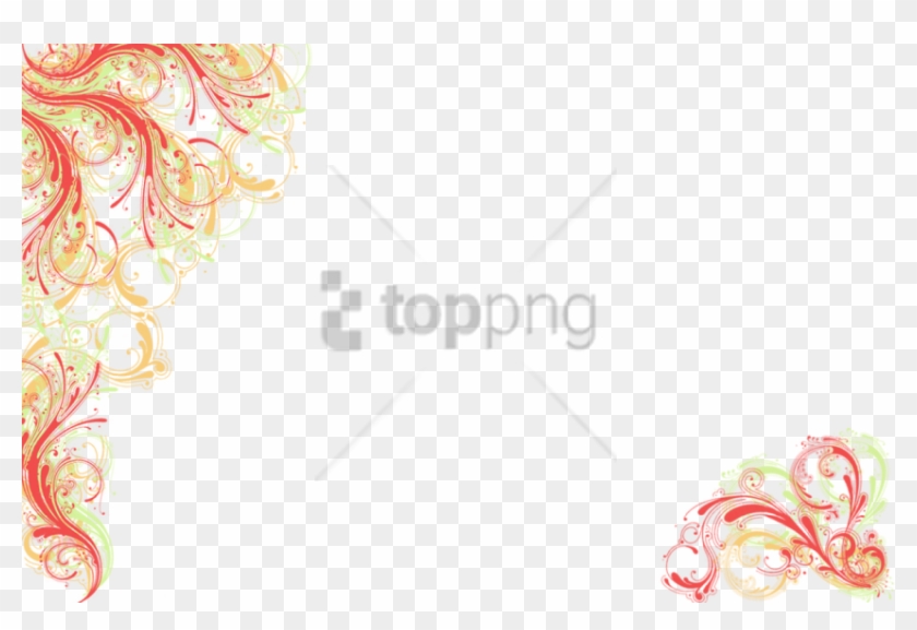 Free Png Colorful Floral Design Png Png Image With - Coreldraw Png Transparent Background Clipart #3191899