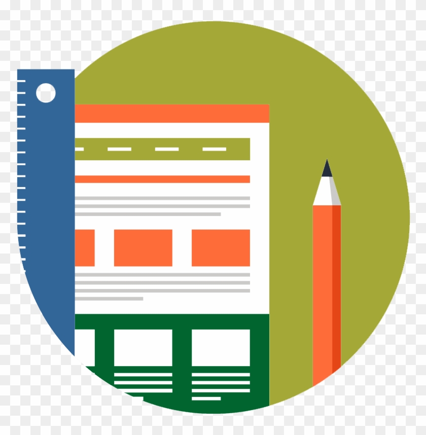 Design Web Development Icons - Circle Clipart