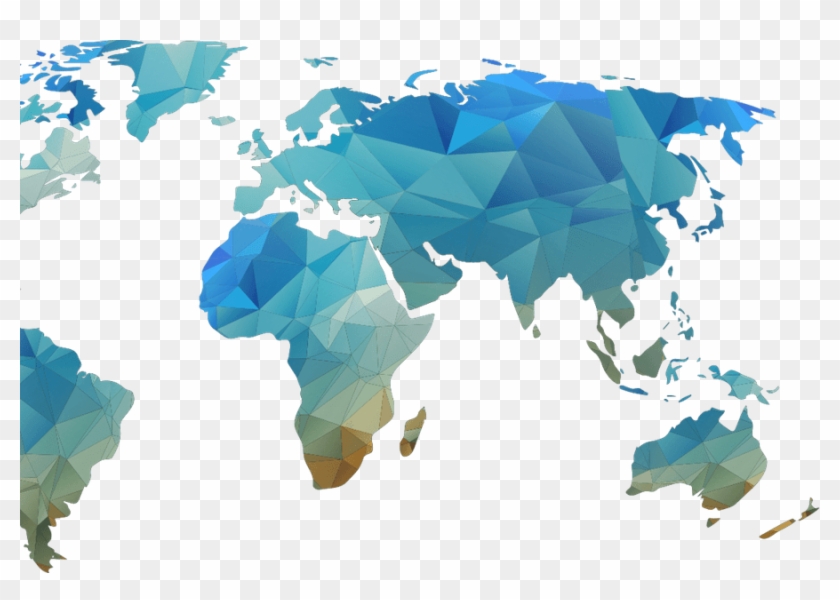 World Map Shape Transparent , Png Download - World Map Pretty Clipart