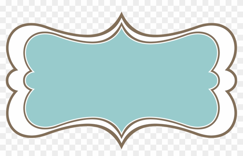 Frames Vintage Branco Png - Blue Vintage Frame Png Clipart