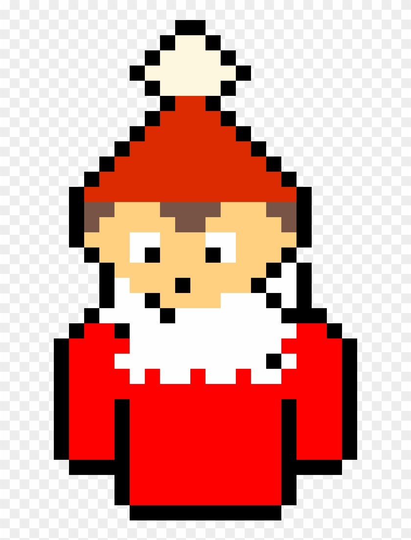 Elf On De Shelf - Fire Hydrant Pixel Art Clipart