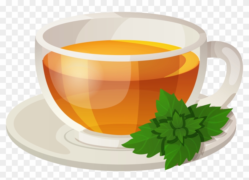 Tea Cup Clip Art - Transparent Green Tea Clip Art - Png Download