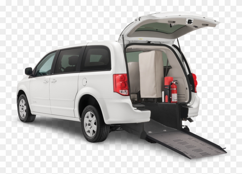 Commercial Wheelchair Van Braun Rear Entry - Medical Transportation Caravan Clipart