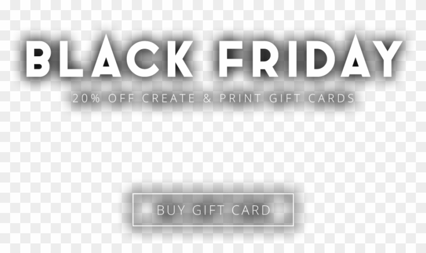 Black Friday Gift Card Pr Banner - Black-and-white Clipart #3194323
