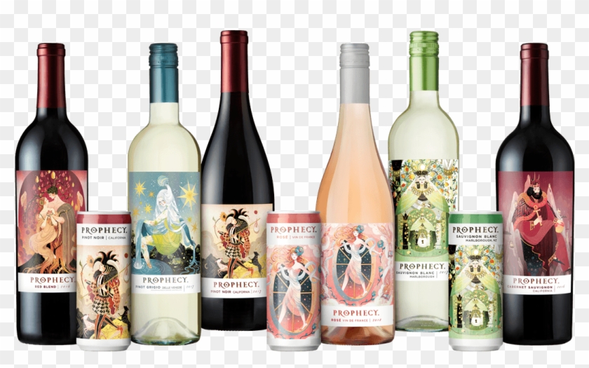 Prophecy Wines Sauvignon Blanc, Cabernet, Rosé, Pinot - May Wine Clipart #3194728