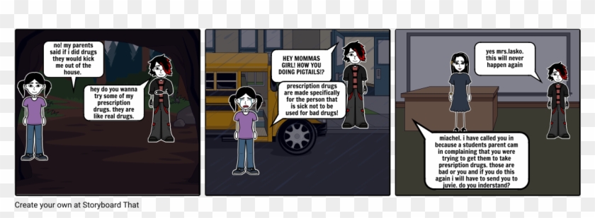 No Prescription Drugs - Cartoon Clipart #3195120