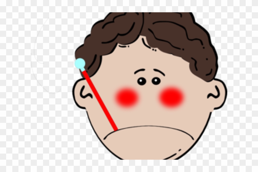 Cartoon Sick Face - Happy Cartoon Face Boy Clipart