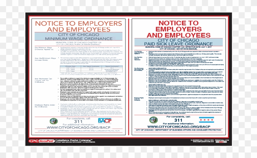 Name13708 Chicago Sick Leave Poster Clipart (3195216) PikPng