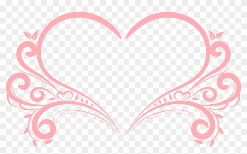 Decorative Heart Png - Heart Decoration Png Clipart