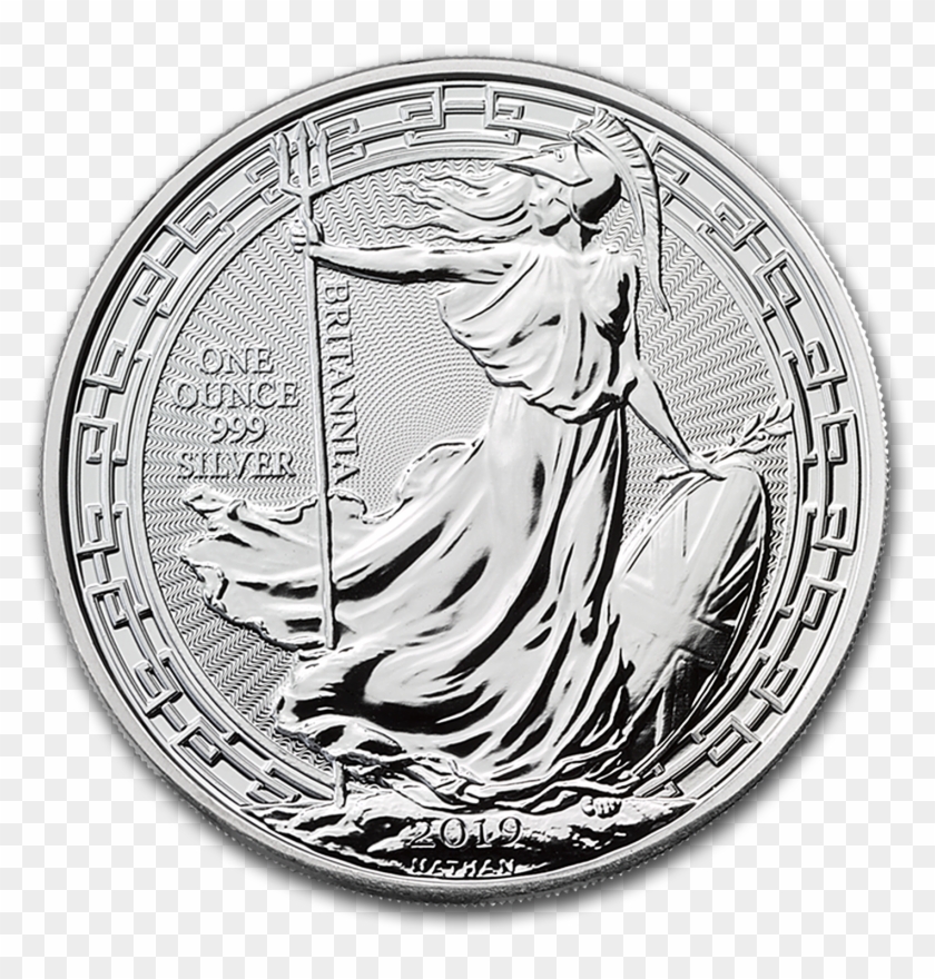 Buy 2019 Great Britain 1 Oz Silver Britannia Oriental - 2017 Britannia Silver Coin Clipart #3195604