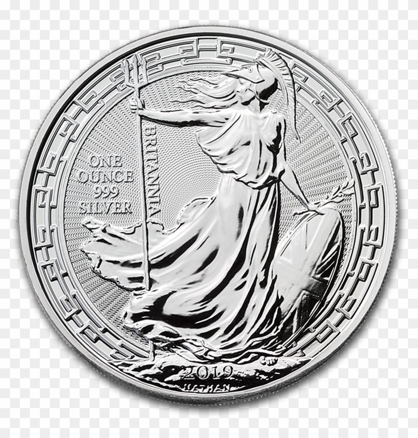 Buy 2019 Great Britain 1 Oz Silver Britannia Oriental - 2017 Britannia Silver Coin Clipart