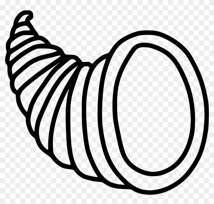 Cornucopia Drawing Food - Cornucopia Empty Clipart Png Transparent Png
