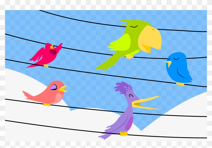 Clipart Birds Big Image - Fugler Bilde - Png Download