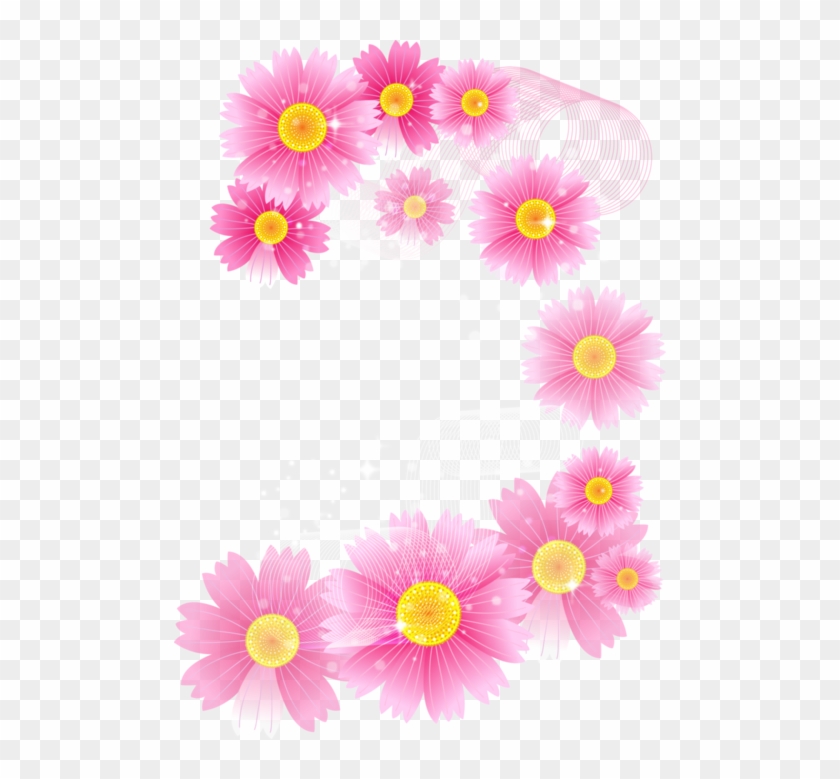 Graphic Download - Background Pink Flower Png Clipart