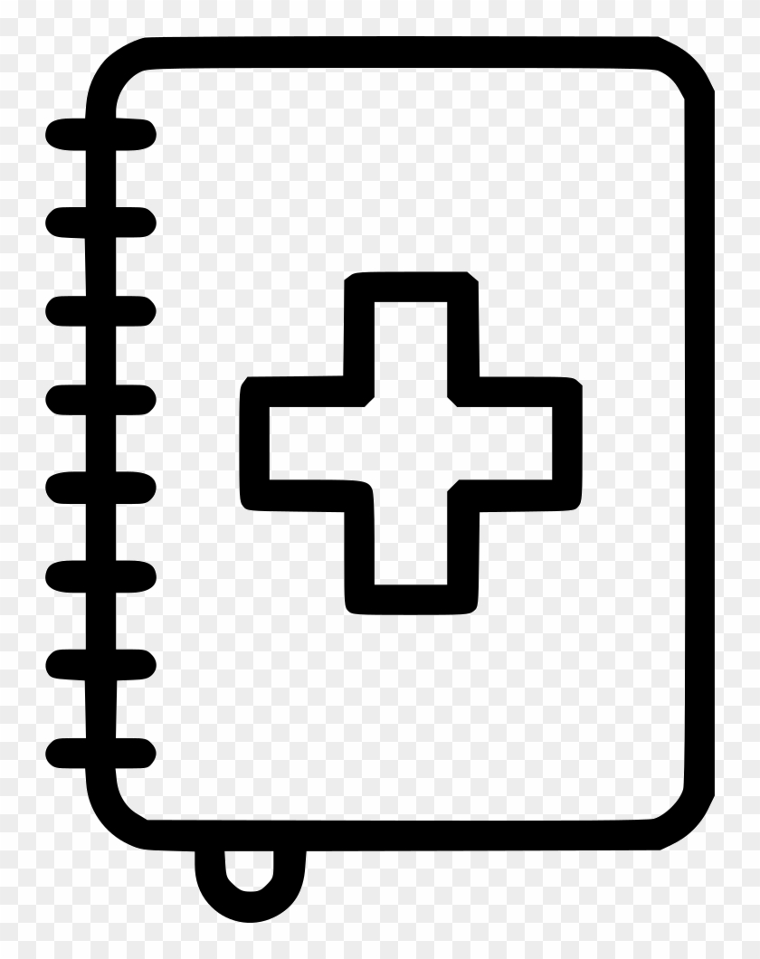 Png Library Notebook Medical Journal Diary Svg Png - Medical Insurance Icon Clipart