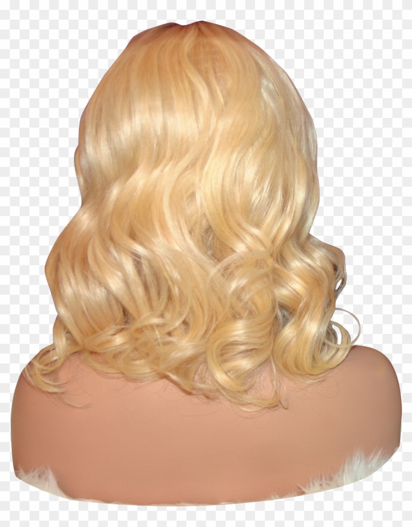 Yellow Wig Png - Lace Wig Clipart #3197971