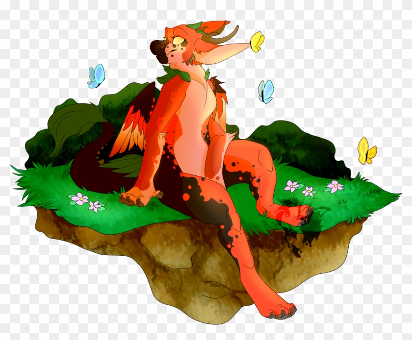 Floating Island Ych - Illustration Clipart
