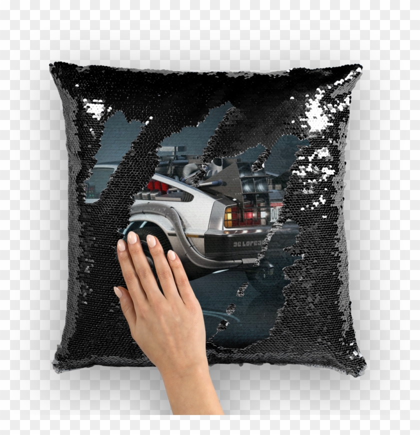 Delorean ﻿sequin Cushion Cover - Jason Momoa Sequin Pillow Clipart #3198817