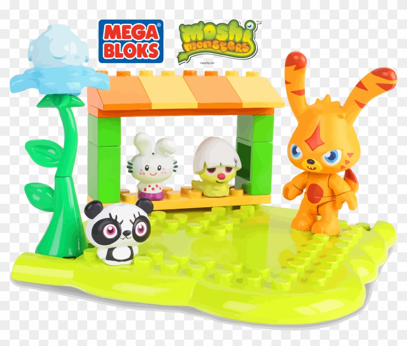 Mega Brands Moshi Monster Toys Clipart Png - Mega Bloks Transparent Png #3198927