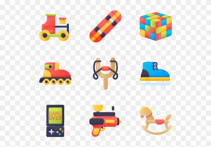Christmas Toys - Icon Flat Design Png Clipart #3199024