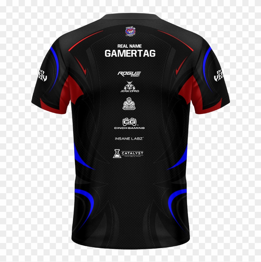 True Venom Gaming Black Pro Jersey - Active Shirt Clipart #3199486