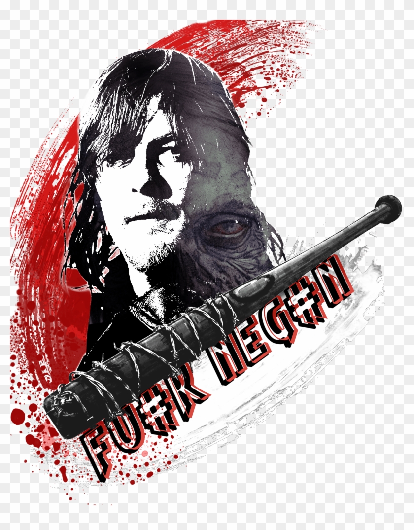 Fuck Negan Daryl Photo - Poster Clipart #3199934