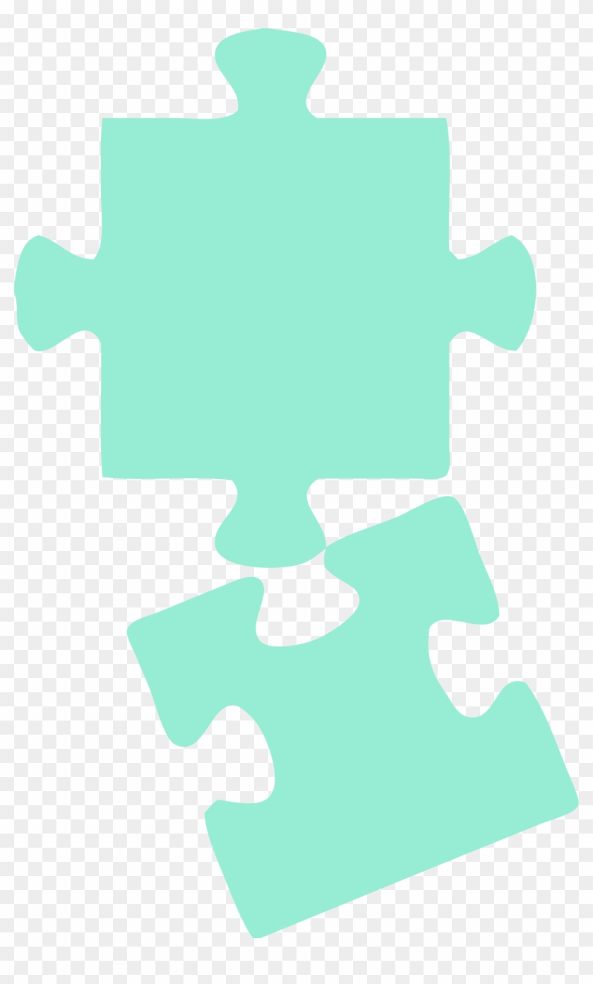 Big Image - Two Puzzle Pieces Png Clipart #320007