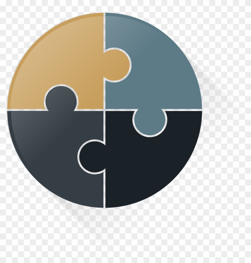 Puzzle No Arrow 01 - Circle Clipart