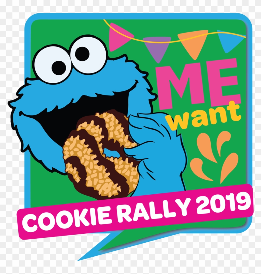 Cookie Monster Cookie Rally Clipart