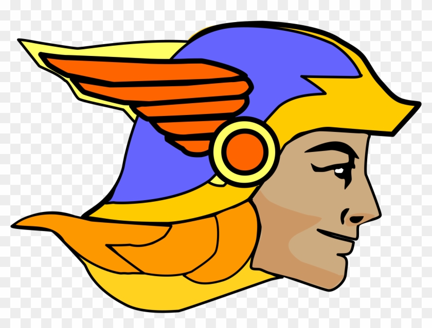 Clip Art Library Download Clipart - Hermes Greek God Head - Png Download