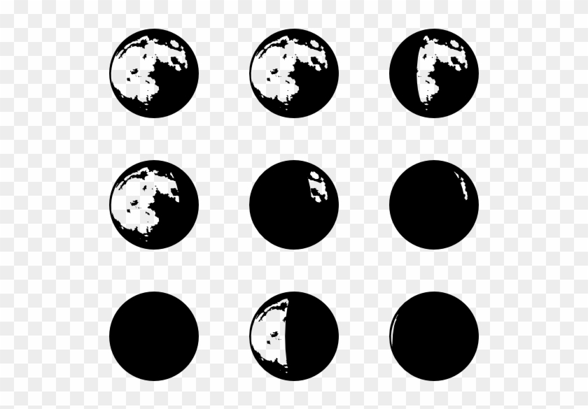 Moon Phase - Moon Phases Clip Arts - Png Download #320469