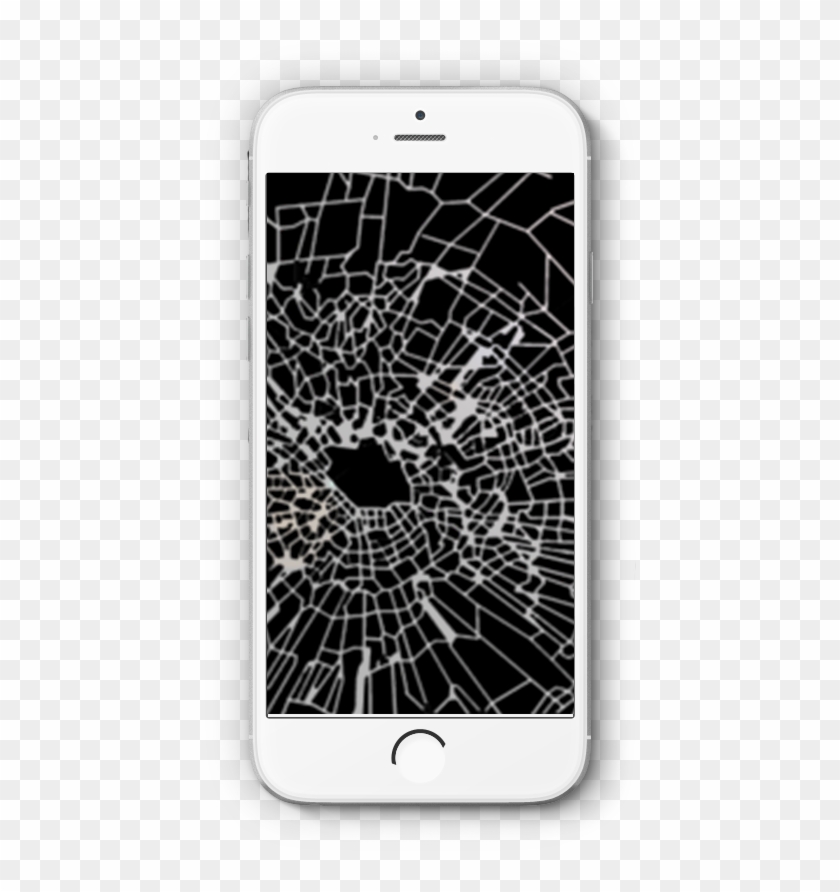 Broken Window White Crack Red Puzzle , Png Download - Spider Web Clipart