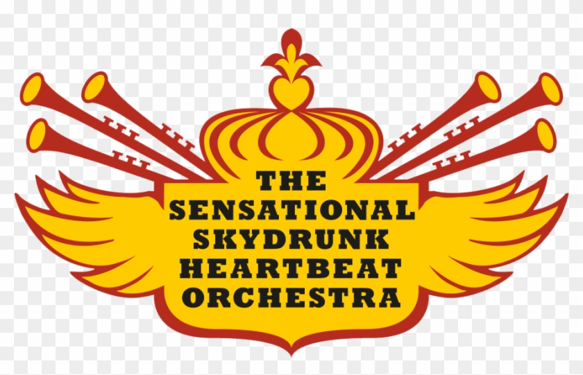 The Sensational Skydrunk Heartbeat Orchestra Logo Clipart