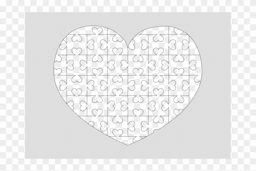 Heart Puzzle Pattern Clipart #320725