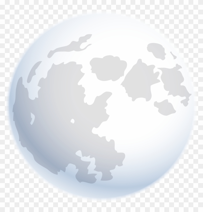 Realistic Moon Png Clipart Image - Realistic Moon Clipart Transparent Png
