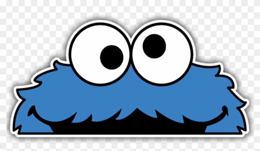 Cookie Monster Kitchen Aid Decal , Png Download - Cookie Monster Baby Png Clipart #321173