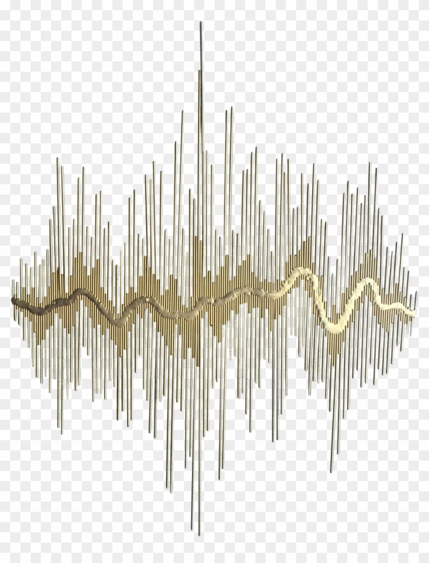 "sound Waves" Metal Wall Sculpture On Chairish - Wave Sound Sculpture Clipart