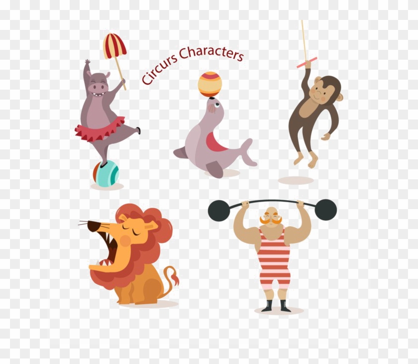 Circus Animals Png Photo - Circus Character Vector Clipart #321332