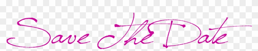 Save The Date - Calligraphy Clipart