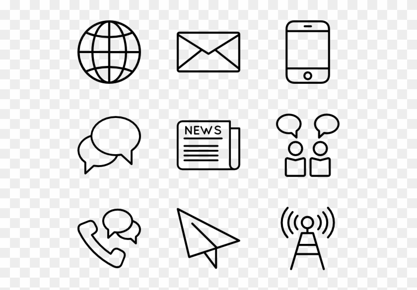 Communication - Hotel Facilities Icon Png Clipart #321723