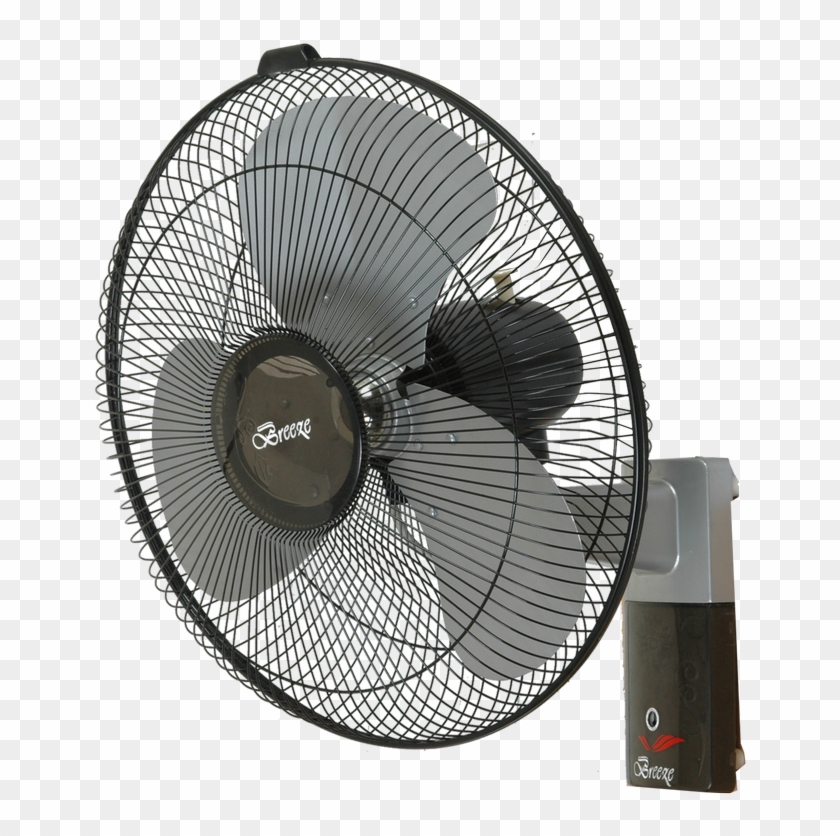 Bracket Fan Black Silver - Fans Png Clipart