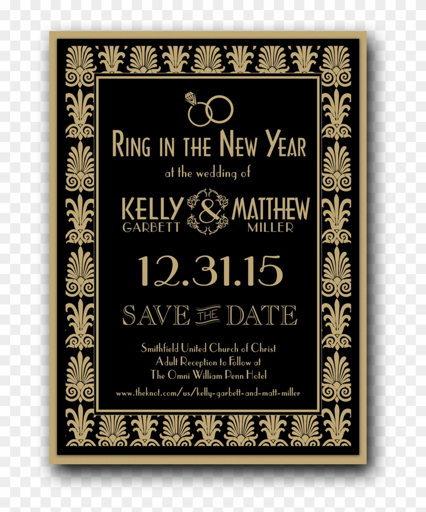 Save The Date Gatsby Clipart #322102