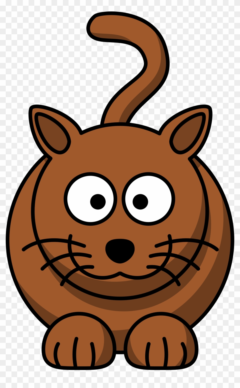 Xmas Stuff For > Christmas Cartoon Animals - Cartoon Cat Clipart #322128