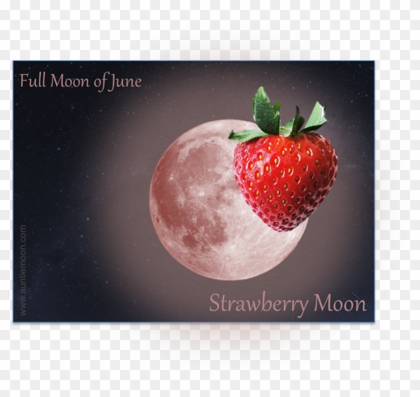 Full Moon In Sagittarius - Strawberry Full Moon Clipart